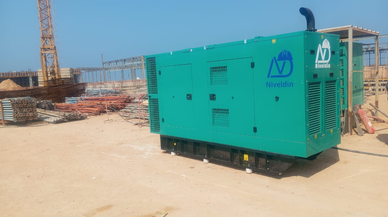 Groupe électrogène NIVELDIN sur chantier