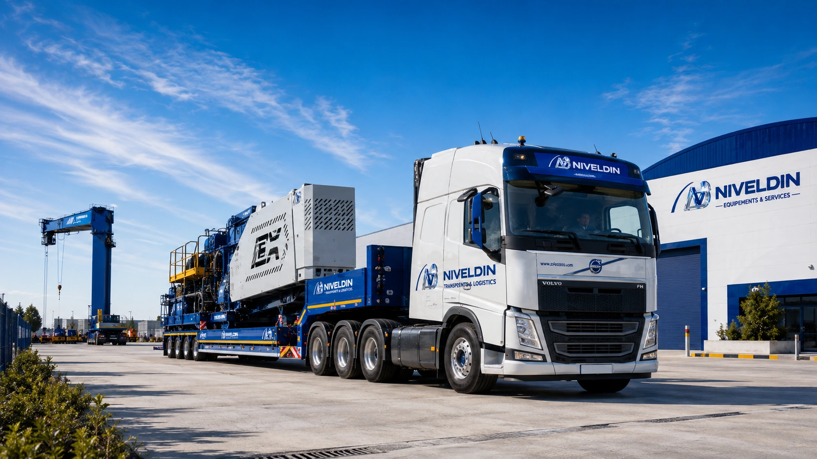 Transport et logistique d’équipements industriels NIVELDIN