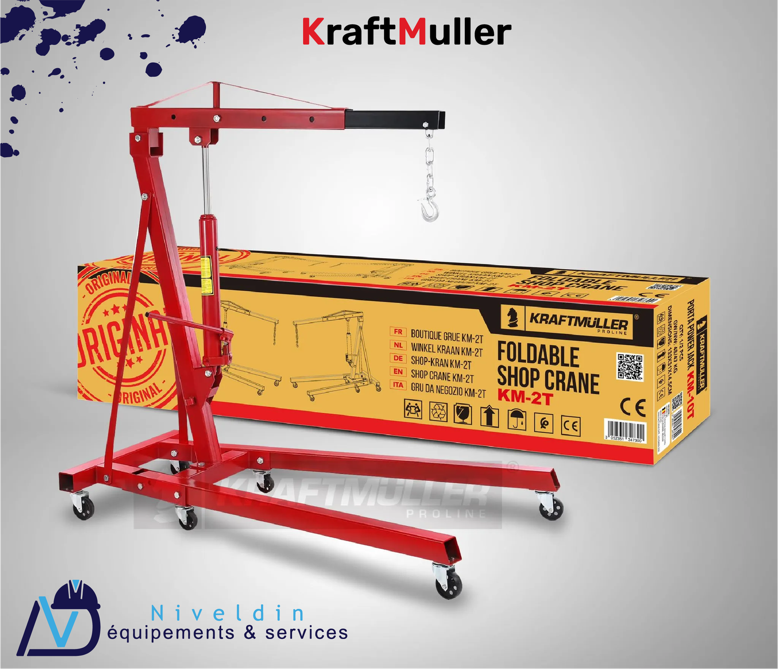 Grue d’atelier pliable 2T — vue 2