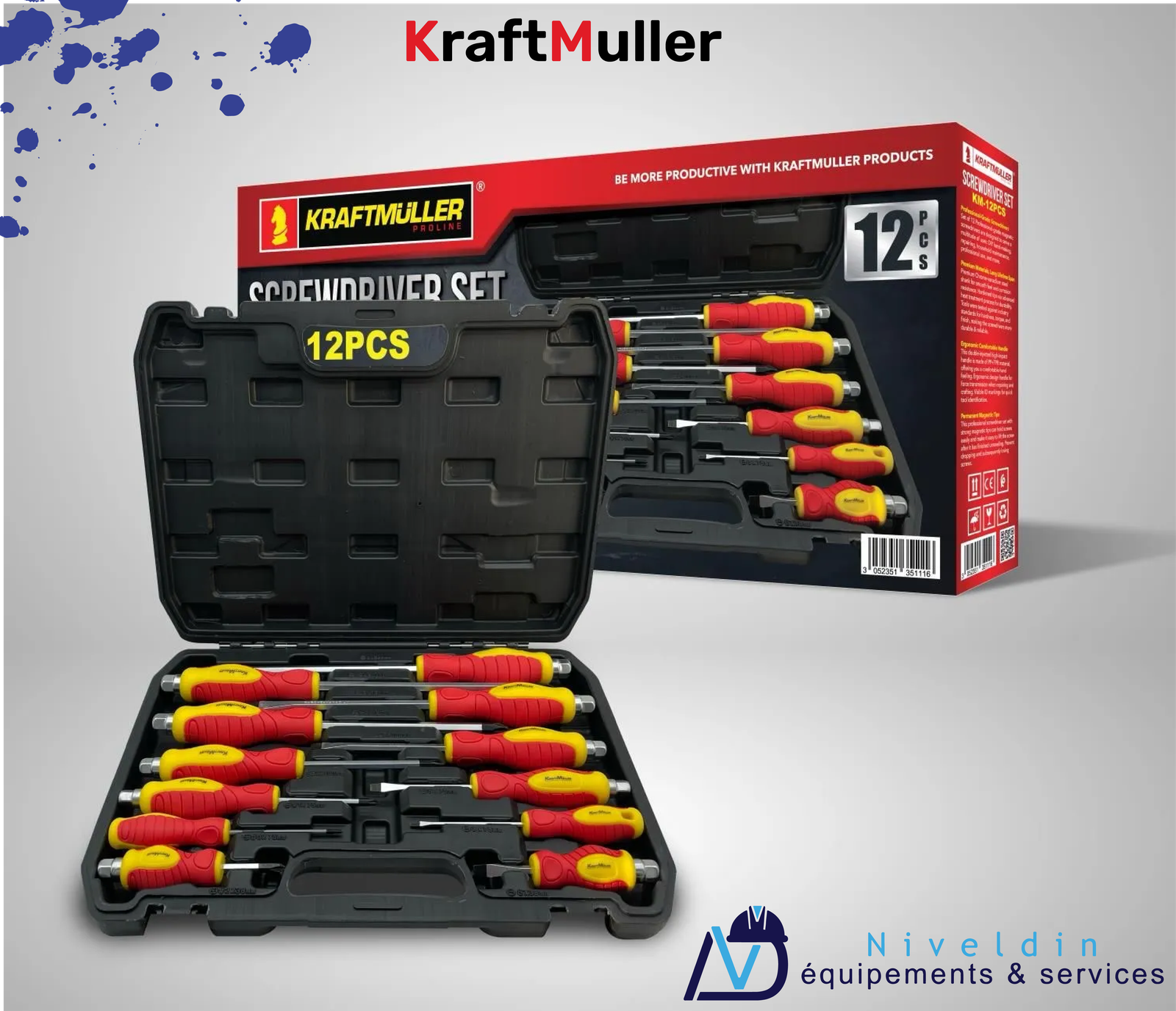 JEU DE TOURNEVIS KM-12PCS — vue 2