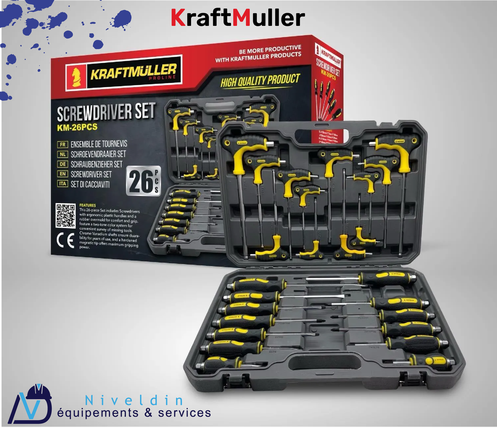 JEU DE TOURNEVIS KM-26PCS — vue 2