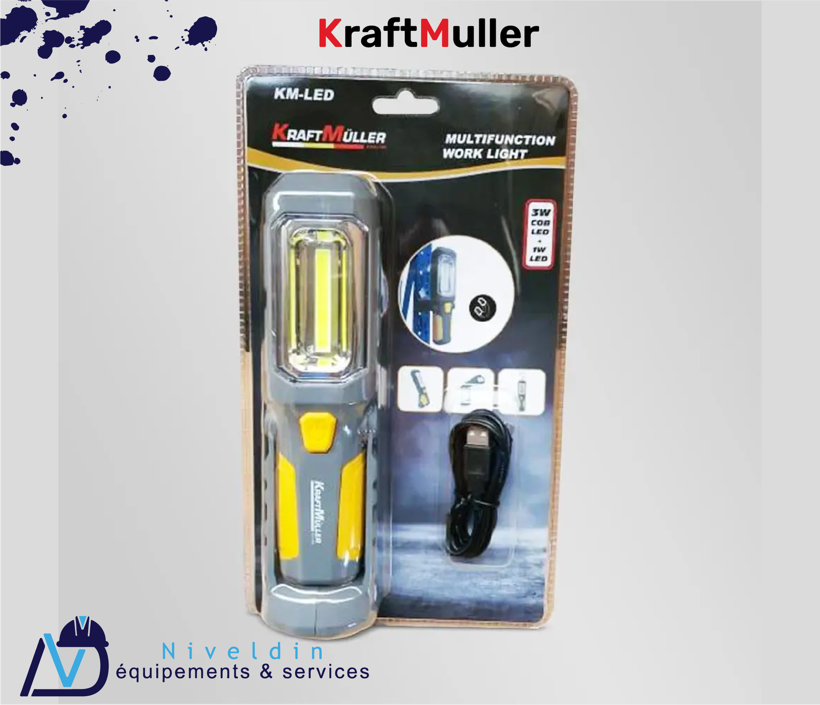 LAMPE DE TRAVAIL MULTIFONCTION KM-LED — vue 2