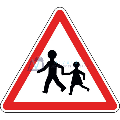 A13A – PANNEAU ENDROIT FRÉQUENTÉ PAR LES ENFANTS — vue 2