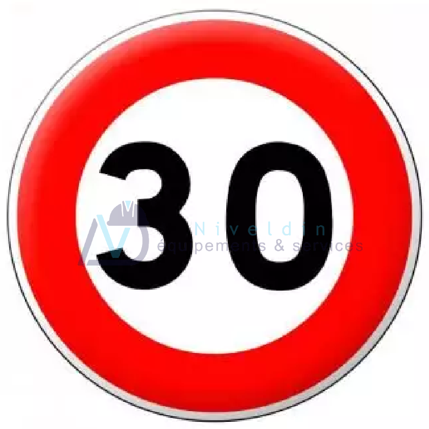 B14 – PANNEAU LIMITATION DE VITESSE À 30 KM/H — vue 2