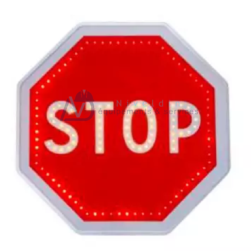PANNEAU AB4 LUMINEUX À LEDS – STOP — vue 2